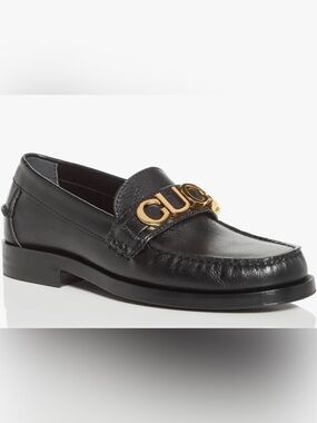 Gucci Black Leather Cara Loafer (2023)